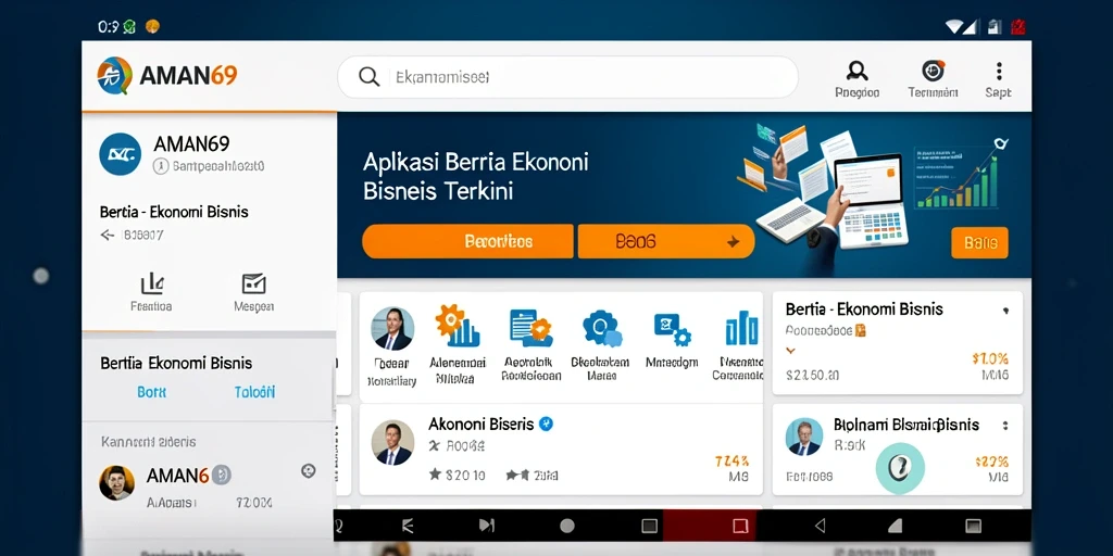 Tampilan antarmuka AMAN69 yang menarik dan informatif.