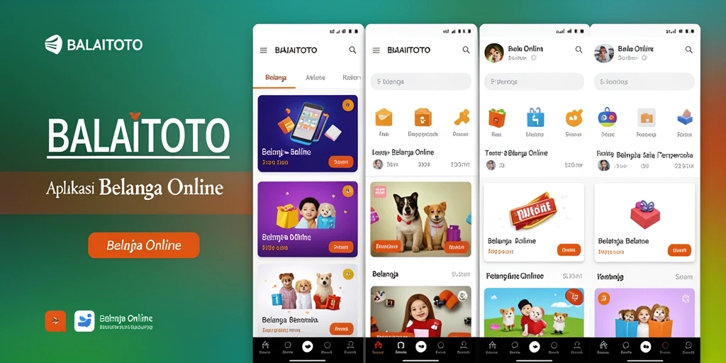 Antarmuka aplikasi BALAITOTO yang sederhana dan mudah digunakan.