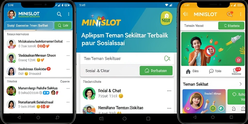 Tampilan antarmuka aplikasi MINISLOT yang ramah pengguna.