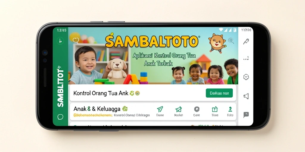 Antarmuka SAMBALTOTO yang ramah untuk pengawasan orang tua.